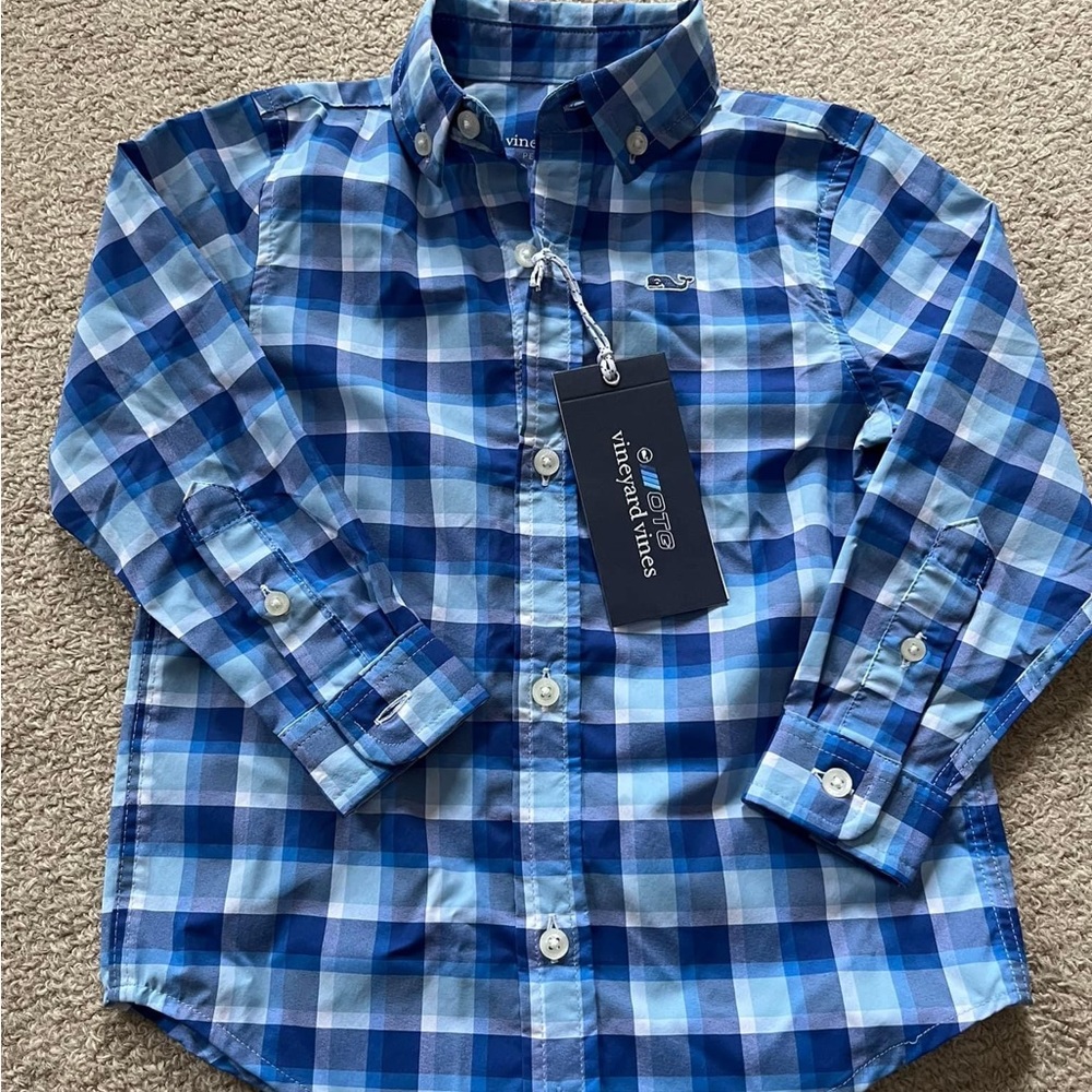 Vineyard Vines plaid shirt -2T